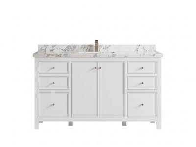 Chicago 60 in. W x 22 in. D Single Sink Bathroom Vanity