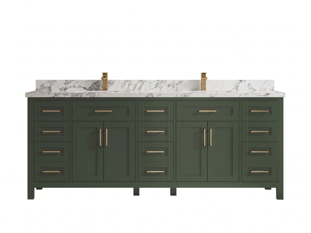 Cambridge 84 in. W x 22 in. D Double Sink Bathroom Vanity