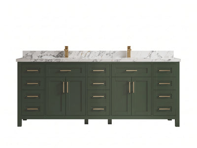 Cambridge 84 in. W x 22 in. D Double Sink Bathroom Vanity