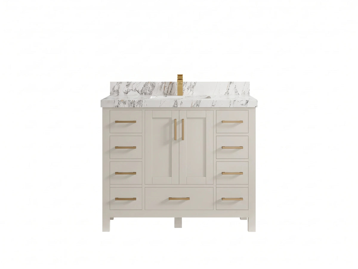 Malibu 42 in. W x 22 in. D Single Sink Bathroom Vanity