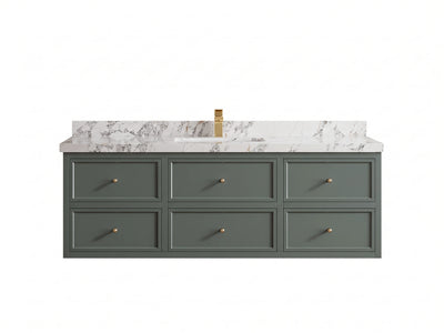 Roswell Floating 60 in. W x 22 in. D Single Sink Bathroom Vanity