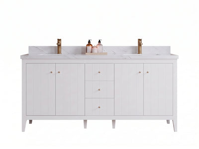 Atlanta 72 in. W x 22 in. D Double Sink Bathroom Vanity
