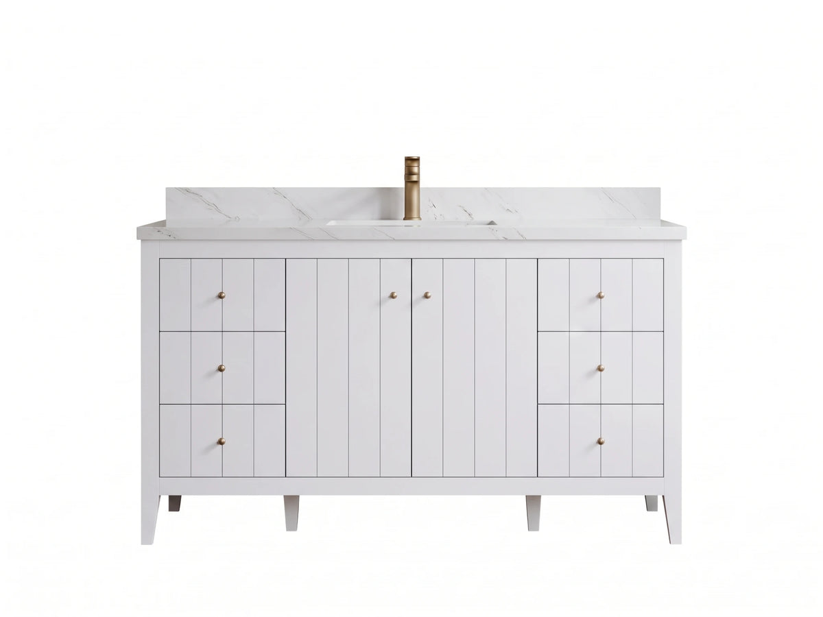 Atlanta 60 in. W x 22 in. D Single Sink Bathroom Vanity