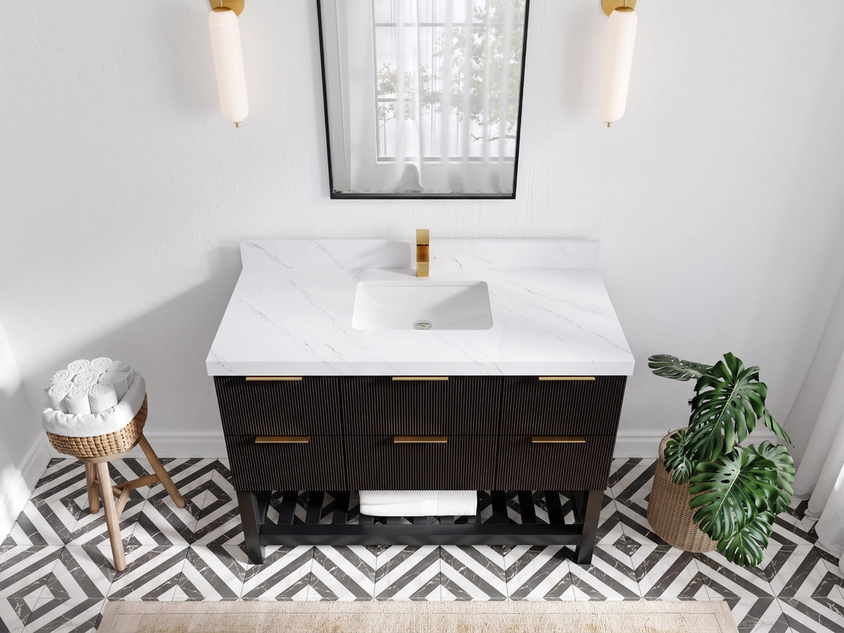 Catalina 48 in. W x 22 in. D Single Sink Bathroom Vanity