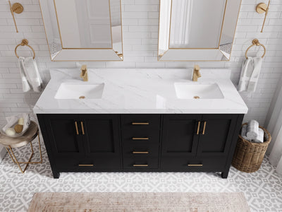 Malibu 72 in. W x 22 in. D Double Sink Bathroom Vanity