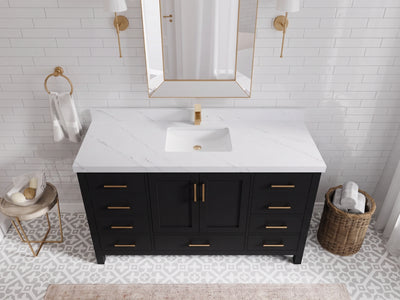 Malibu 60 in. W x 22 in. D Single Sink Bathroom Vanity