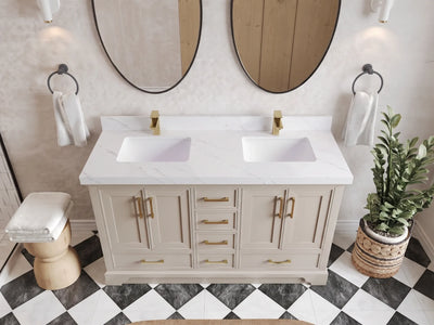 Charlotte 60 in. W x 22 in. D Double Sink Bathroom Vanity