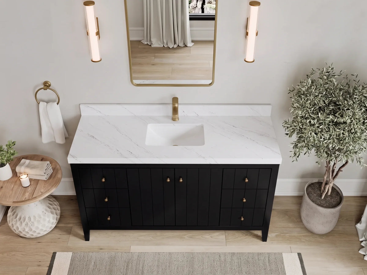 Atlanta 60 in. W x 22 in. D Single Sink Bathroom Vanity