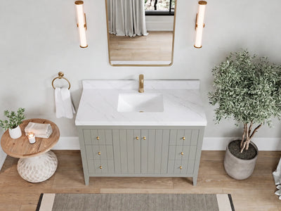 Atlanta 48 in. W x 22 in. D Single Sink Bathroom Vanity