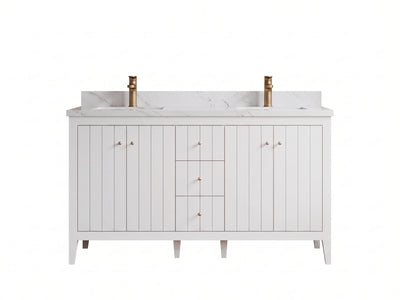 Atlanta 60 in. W x 22 in. D Double Sink Bathroom Vanity