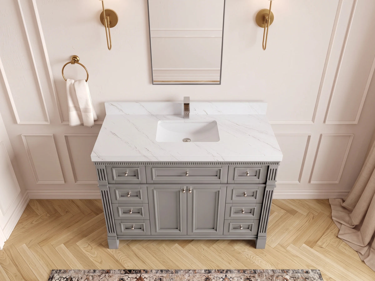 Paris 48 in. W x 22 in. D Single Sink Bathroom Vanity