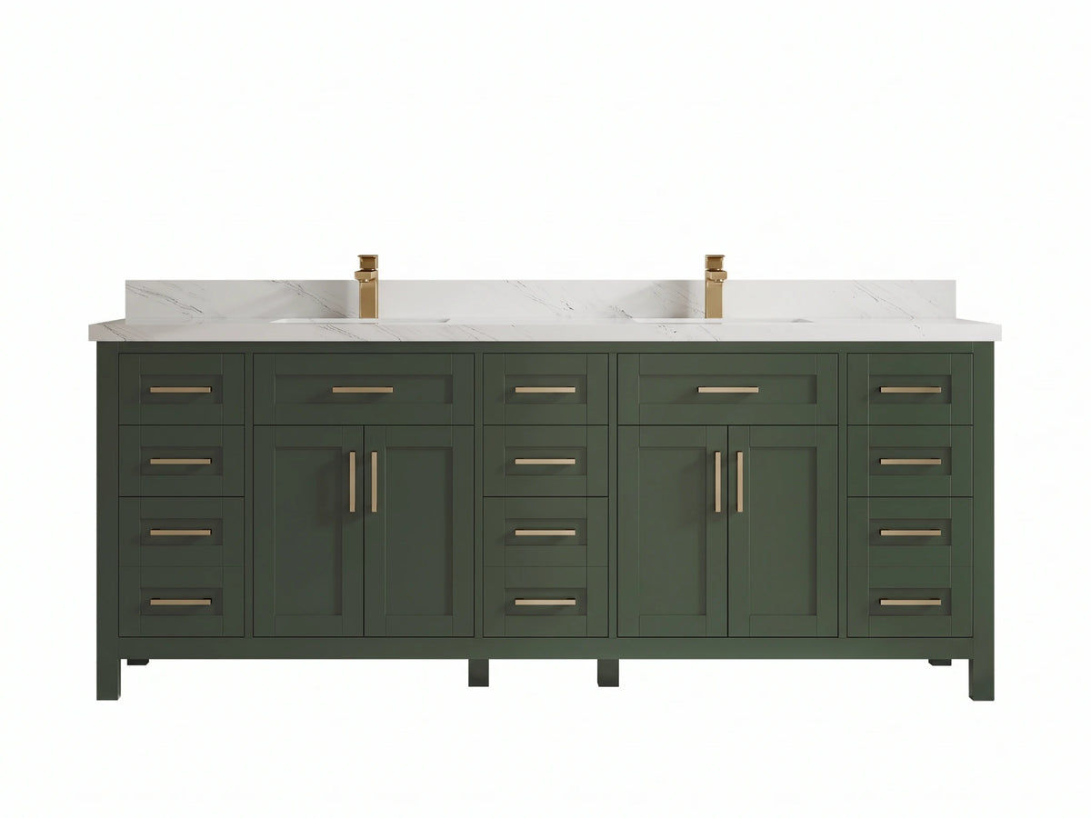Cambridge 84 in. W x 22 in. D Double Sink Bathroom Vanity