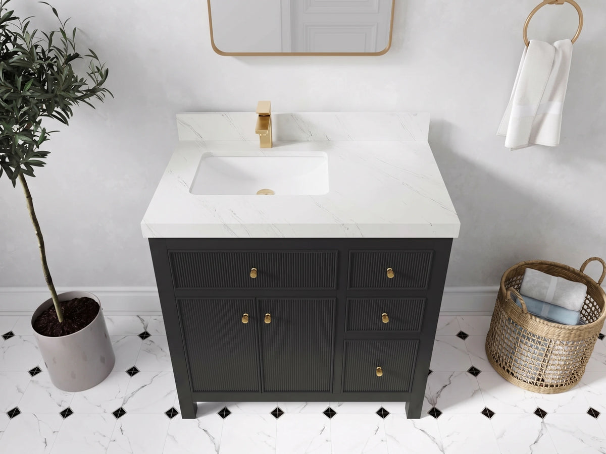 Sonoma 36 in. W x 22 in. D Left Offset Sink Bathroom Vanity