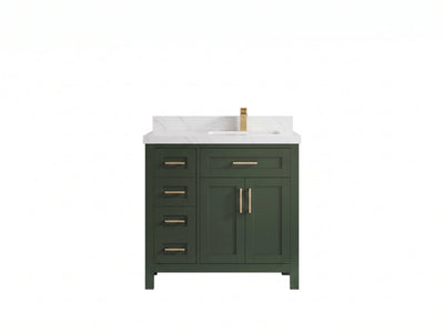Cambridge 36 in. W x 22 in. D Right Offset Sink Bathroom Vanity