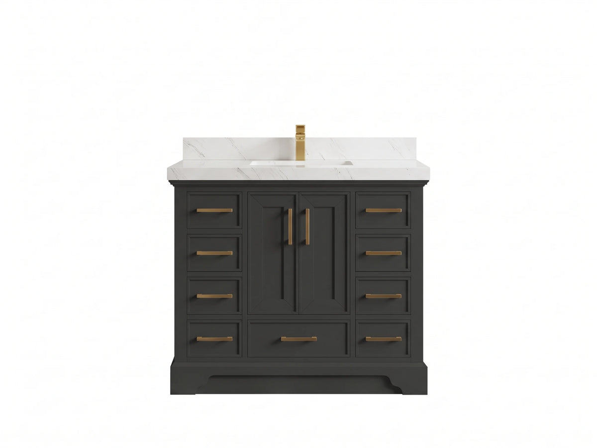 Charlotte 42 in. W x 22 in. D Single Sink Bathroom Vanity