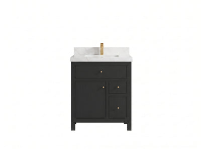 Sonoma 30 in W x 22 in D Reeded Free Standing Single Sink Bathroom Vanity