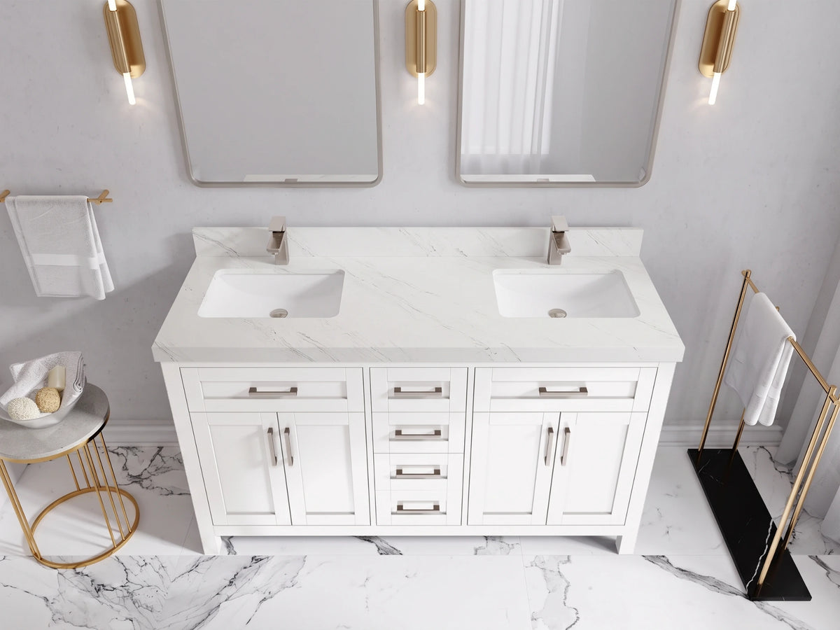 Cambridge 60 in. W x 22 in. D Double Sink Bathroom Vanity