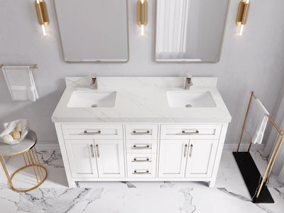 Cambridge 60 in. W x 22 in. D Double Sink Bathroom Vanity