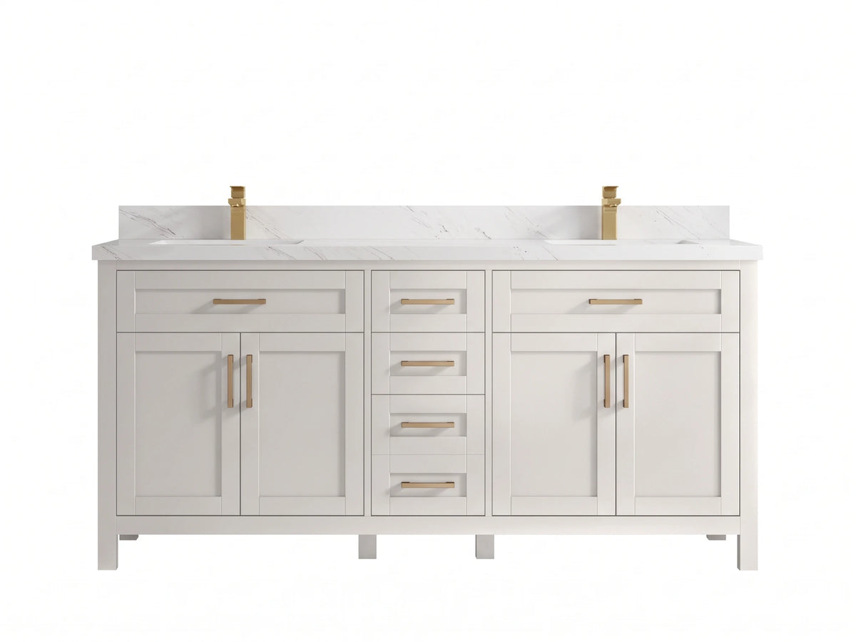 Cambridge 72 in. W x 22 in. D Double Sink Bathroom Vanity