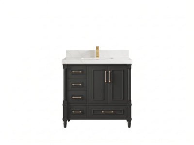 Aberdeen 36 in. W x 22 in. D Center Sink Bathroom Vanity