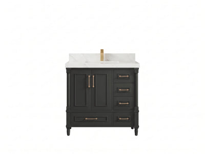 Aberdeen 36 in. W x 22 in. D Center Sink Bathroom Vanity