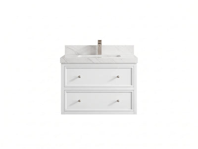 Roswell Floating 30 in. W x 22 in. D Single Sink Bathroom Vanity