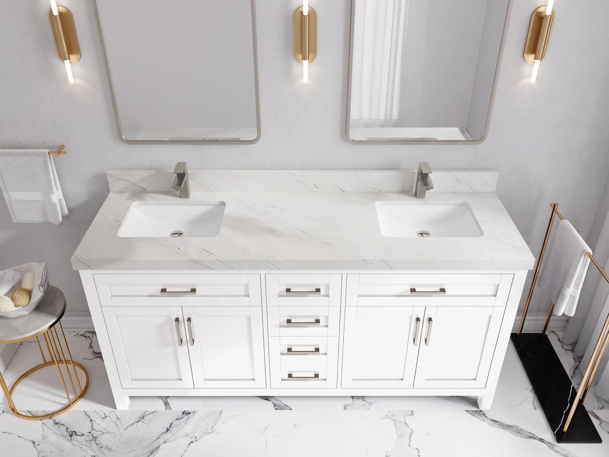 Cambridge 72 in. W x 22 in. D Double Sink Bathroom Vanity