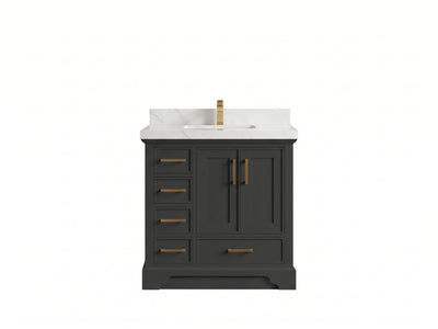 Charlotte 36 in. W x 22 in. D Center Sink Bathroom Vanity