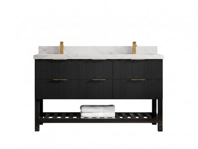 Catalina 60 in. W x 22 in. D Double Sink Bathroom Vanity