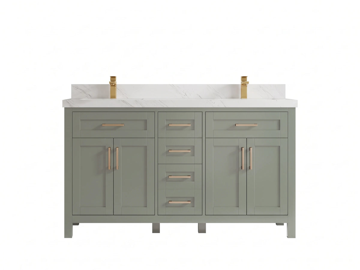 Cambridge 60 in. W x 22 in. D Double Sink Bathroom Vanity