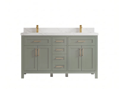 Cambridge 60 in. W x 22 in. D Double Sink Bathroom Vanity
