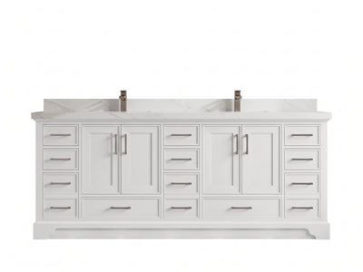 Charlotte 84 in. W x 22 in. D Double Sink Bathroom Vanity