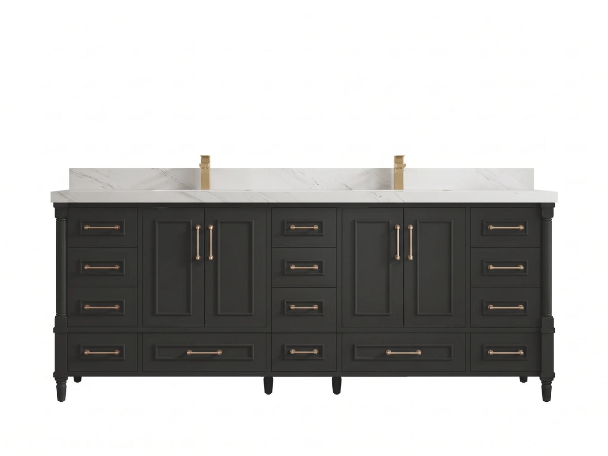 Aberdeen 84 in. W x 22 in. D Double Sink Bathroom Vanity