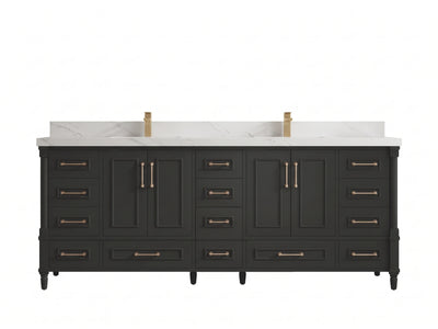 Aberdeen 84 in. W x 22 in. D Double Sink Bathroom Vanity