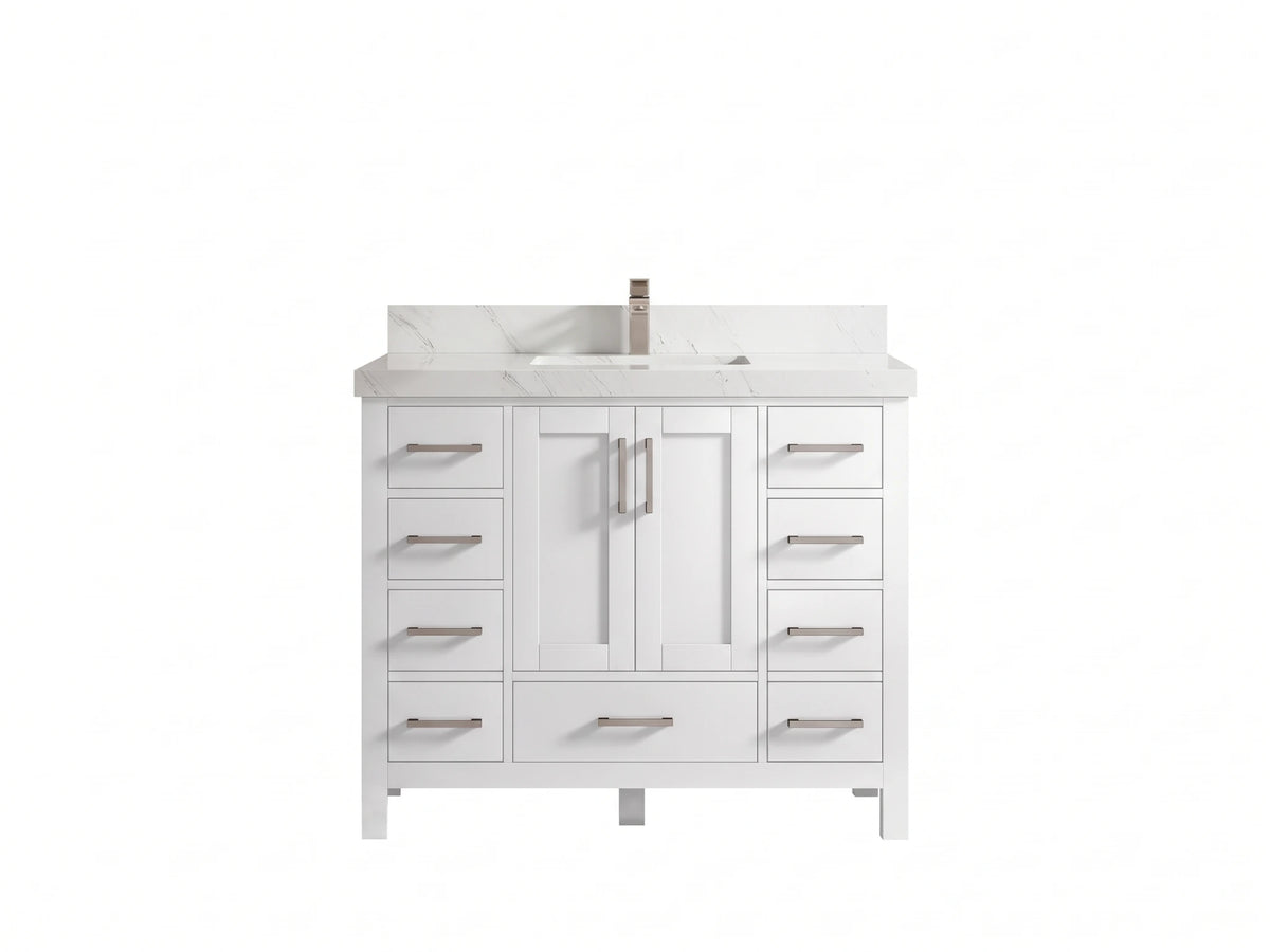 Malibu 42 in. W x 22 in. D Single Sink Bathroom Vanity