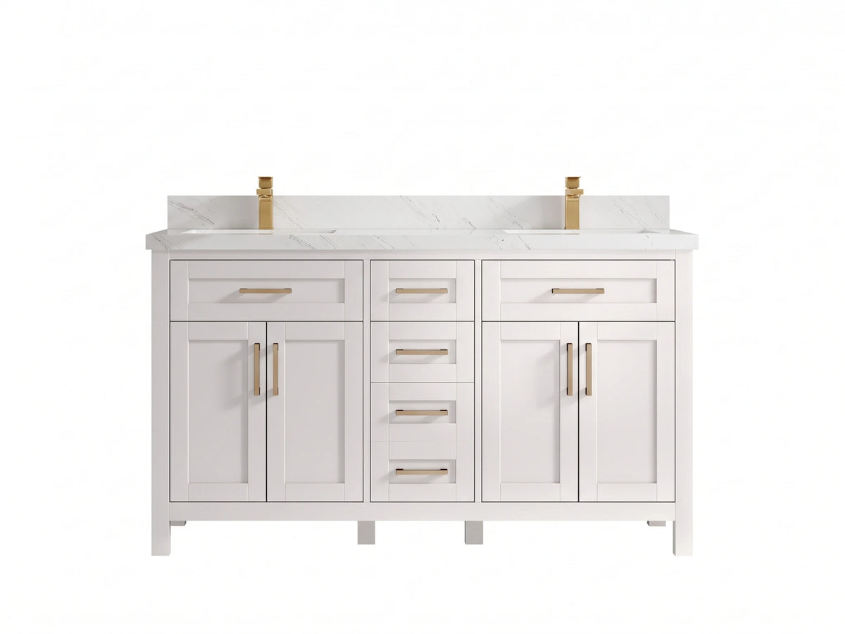Cambridge 60 in. W x 22 in. D Double Sink Bathroom Vanity