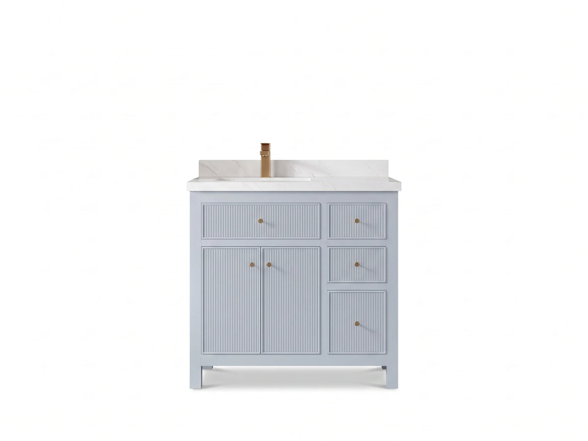 Sonoma 36 in. W x 22 in. D Left Offset Sink Bathroom Vanity