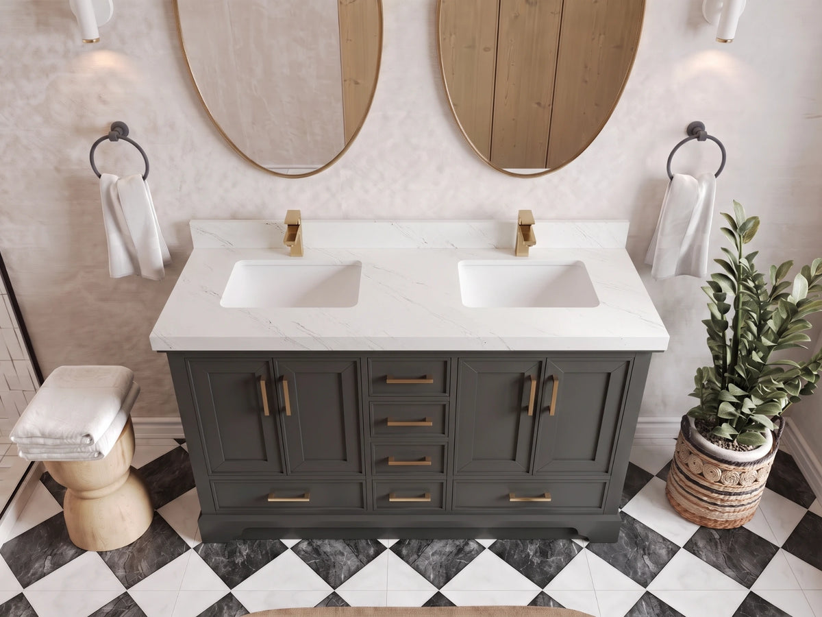 Charlotte 72 in. W x 22 in. D Double Sink Bathroom Vanity