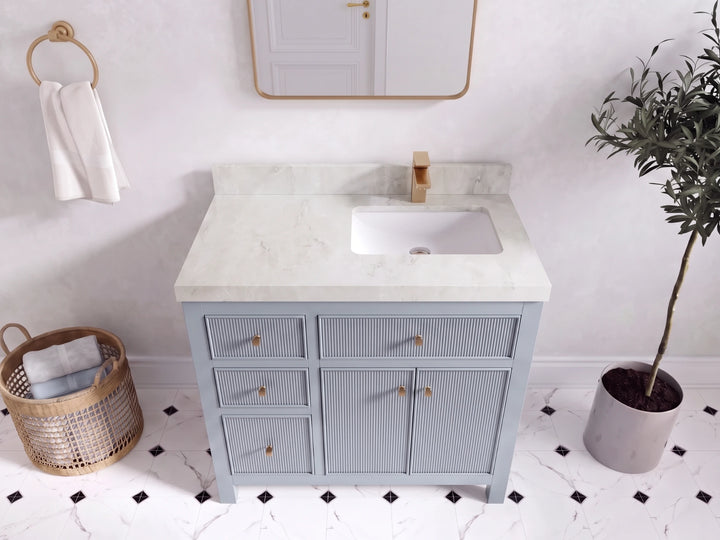 Sonoma 36 in. W x 22 in. D Right Offset Sink Bathroom Vanity - photo 16