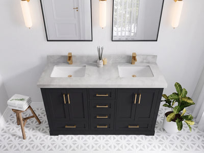Boston 60 in. W x 22 in. D Double Sink Bathroom Vanity