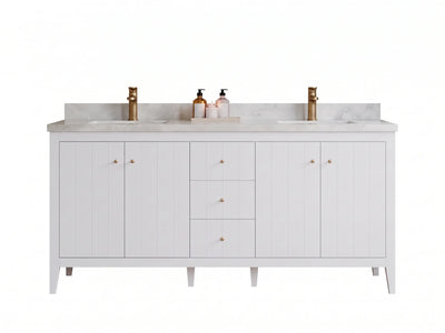Atlanta 72 in. W x 22 in. D Double Sink Bathroom Vanity