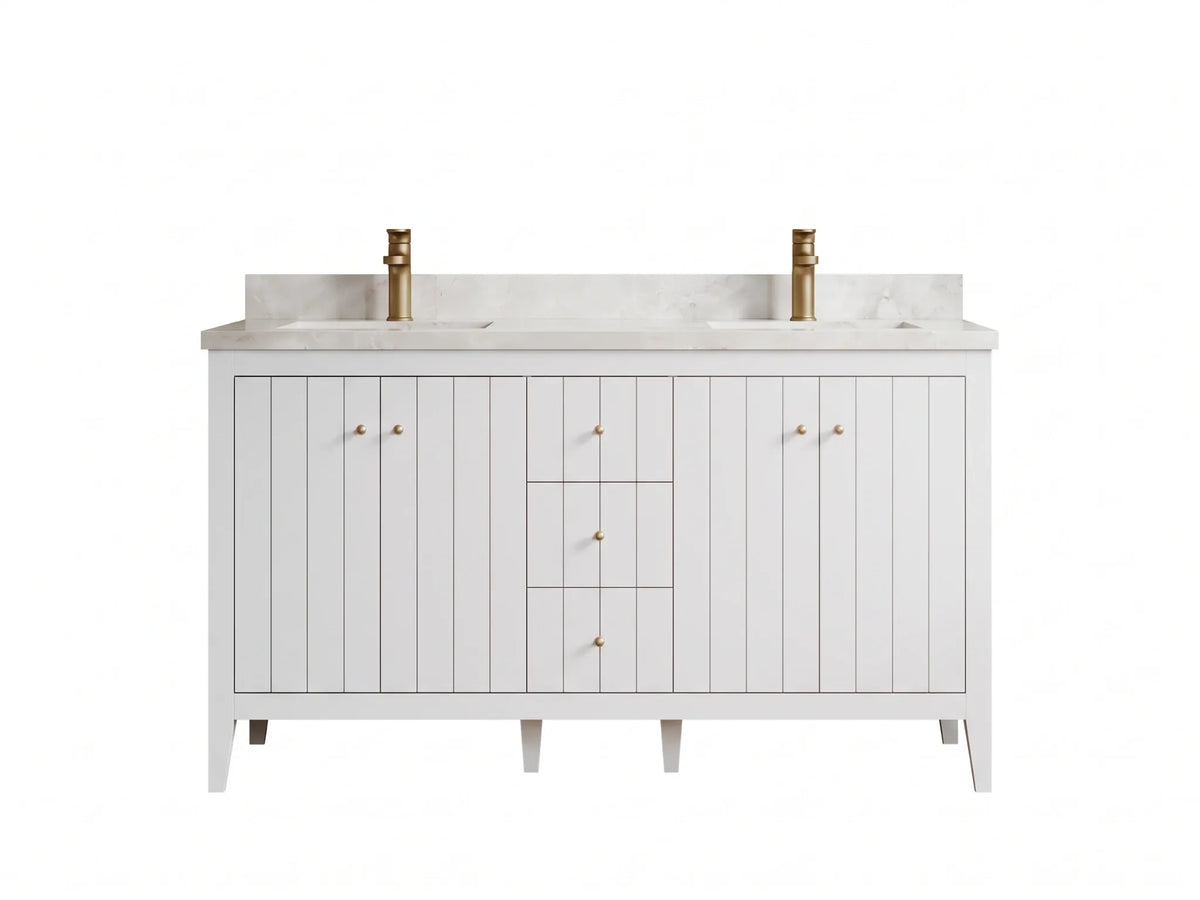 Atlanta 60 in. W x 22 in. D Double Sink Bathroom Vanity