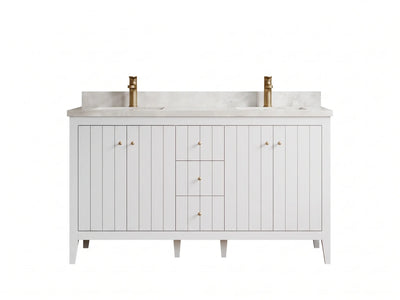 Atlanta 60 in. W x 22 in. D Double Sink Bathroom Vanity
