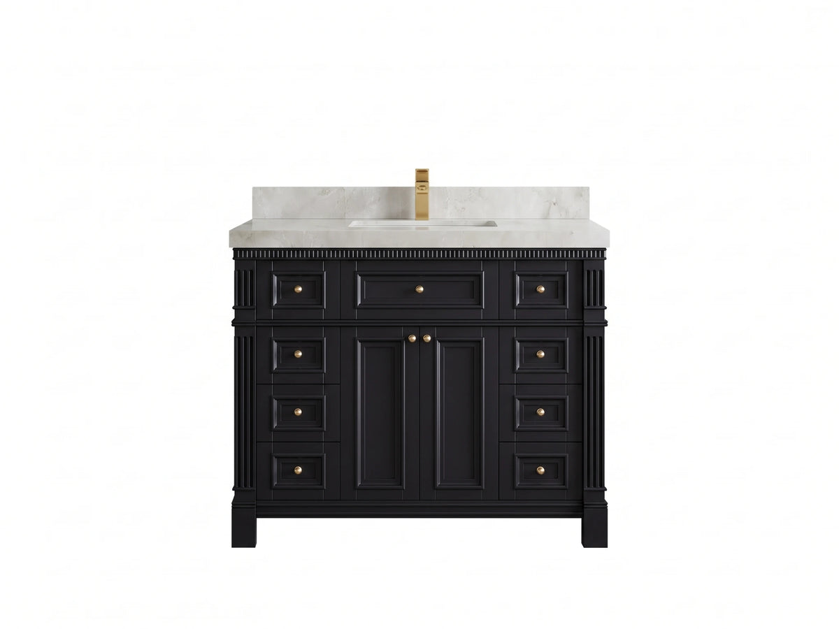 Paris 42 in. W x 22 in. D Single Sink Bathroom Vanity