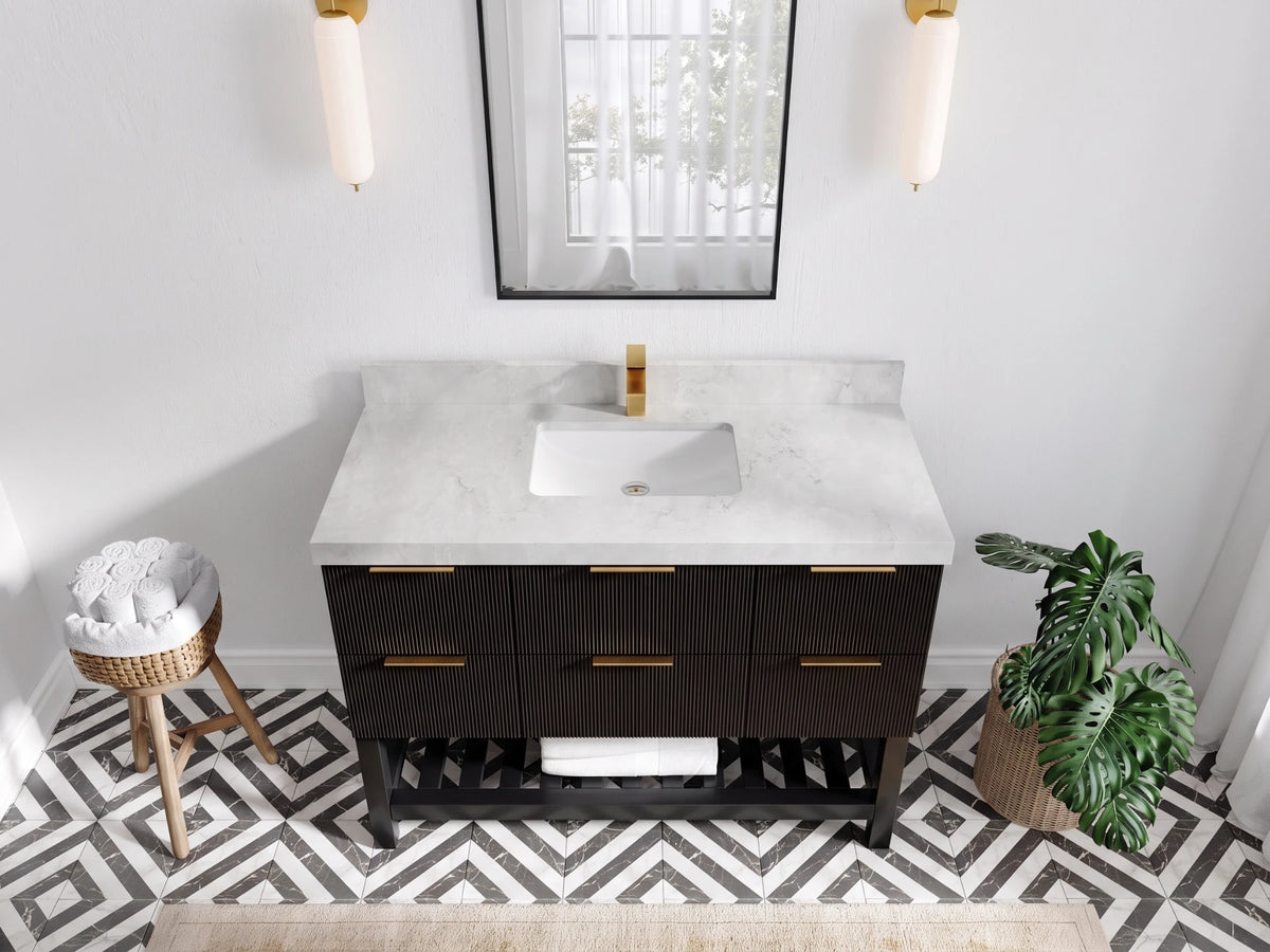 Catalina 48 in. W x 22 in. D Single Sink Bathroom Vanity