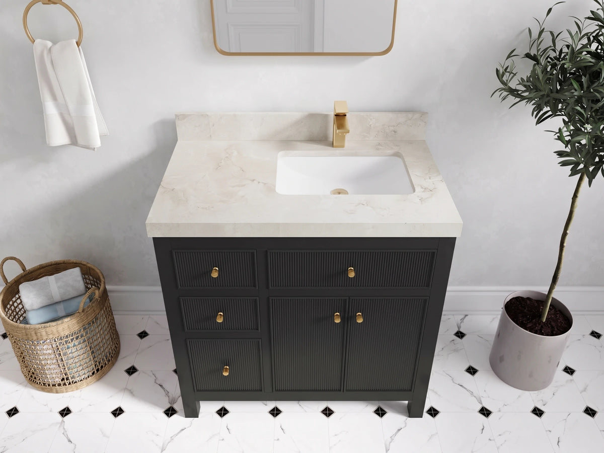 Sonoma 36 in. W x 22 in. D Right Offset Sink Bathroom Vanity