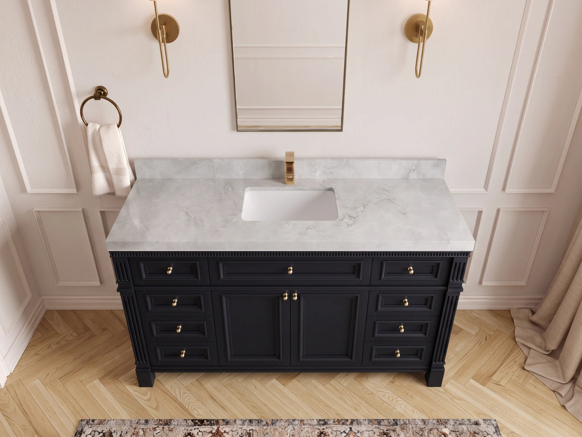Paris 60 in. W x 22 in. D Single Sink Bathroom Vanity
