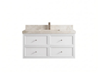 Roswell Floating 42 in. W x 22 in. D Single Sink Bathroom Vanity