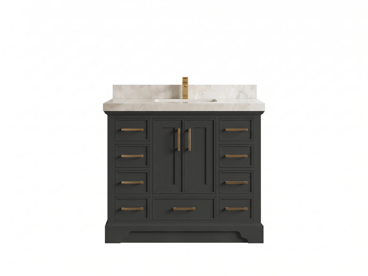 Charlotte 42 in. W x 22 in. D Single Sink Bathroom Vanity