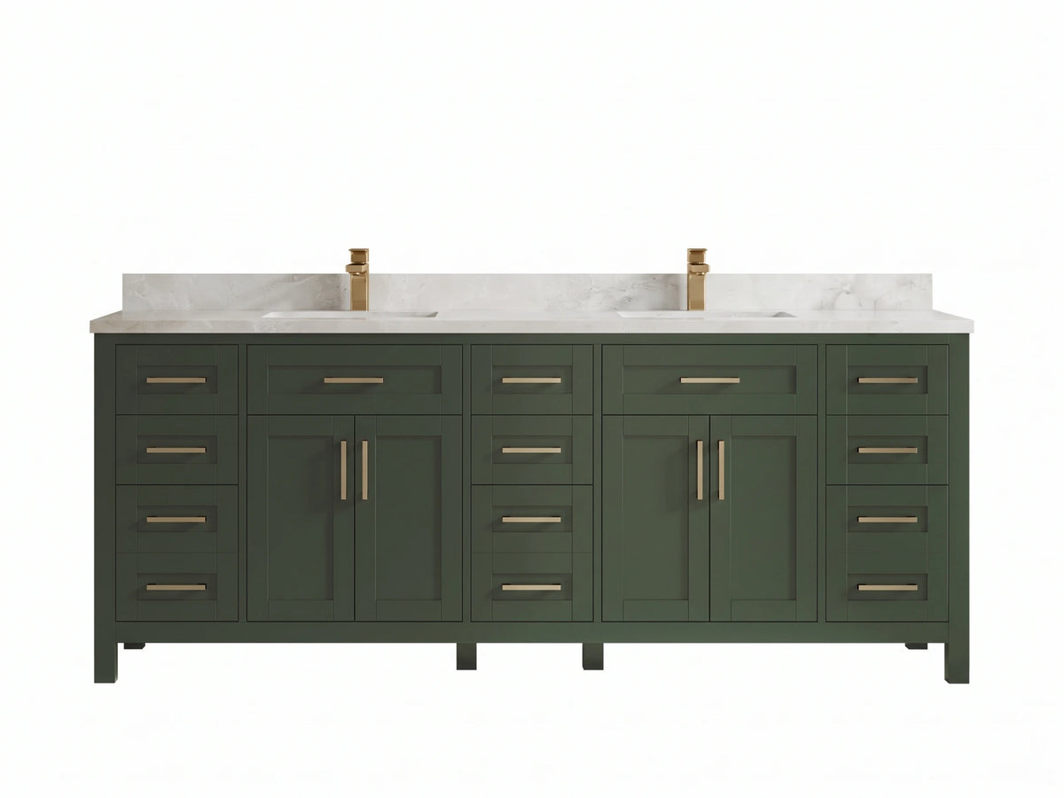 Cambridge 84 in. W x 22 in. D Double Sink Bathroom Vanity